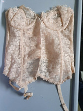 Vintage Nude Basque Corset