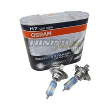 For FERNLICHT 2x Osram H7 NightBreaker UNLIMITED Plus +110% 55W Bulbs #66