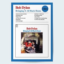 Bob Dylan Bringing it all Back Home Fine Art Album Poster