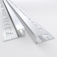 TILE TRIM BRASS BLACK GOLD Edge BOX CAPPING - ALUMINIUM - VROMA SINGLE LENGTHS