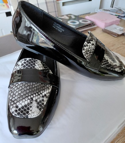 Patent ladies loafers with - ladies,
