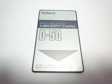 Roland D-50 00 Memory Card