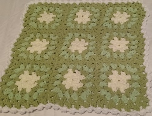 Baby cot pram handmade blanket - baby,