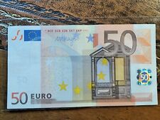 European Italy S Prefix Euro €50 Banknote 2002 Money Italian Nice Condition 