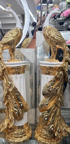 Italian white gold peacock - italian,