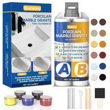 Bath Repair Kit White, Quadence Ceramic Sink Repair Kit, Waterproof Shower Tray 