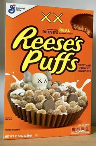 Unopened kaws reese puffs - unopened,