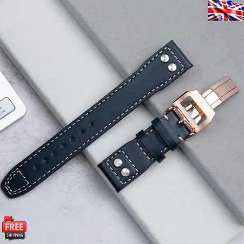 Genuine leather strap - genuine, iwc