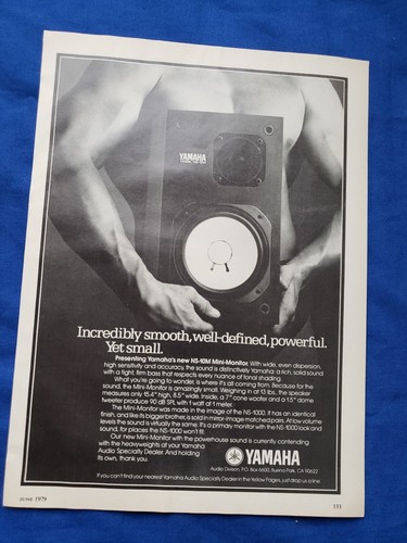 Yamaha 10m loudspeaker - yamaha, ns-10m