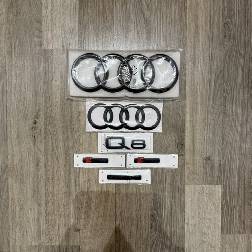 Audi matte black - matte, badge