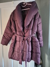 Lovely Ladies Padded Coat Size 16 By Lipsy