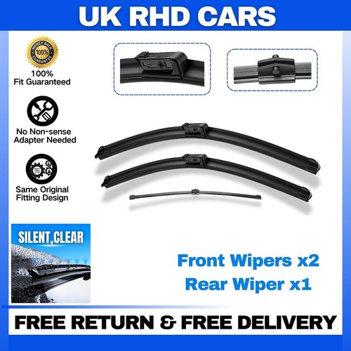 Front and rear windscreen - front,