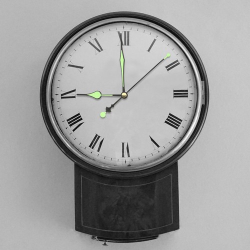 Sets backwards clock wall - ,