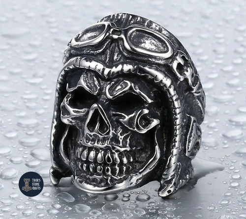Skull aviator pilot war ace - skull,