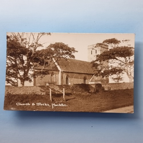 Monkton postcard kent - monkton,