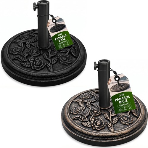 Cast iron round umbrella - cast,