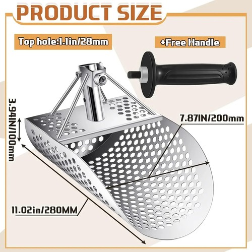 Stainless steel metal detector - stainless,
