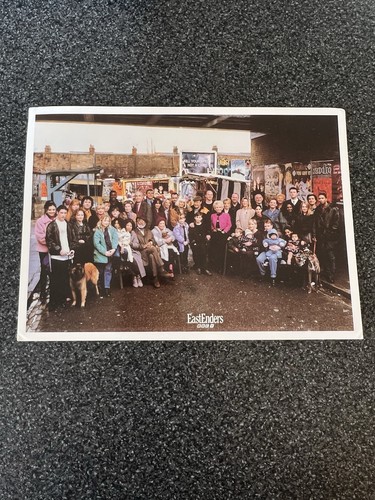 Signed eastenders cast card - signed,