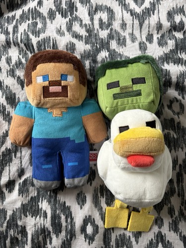 Minecraft plush bundle steve - minecraft,
