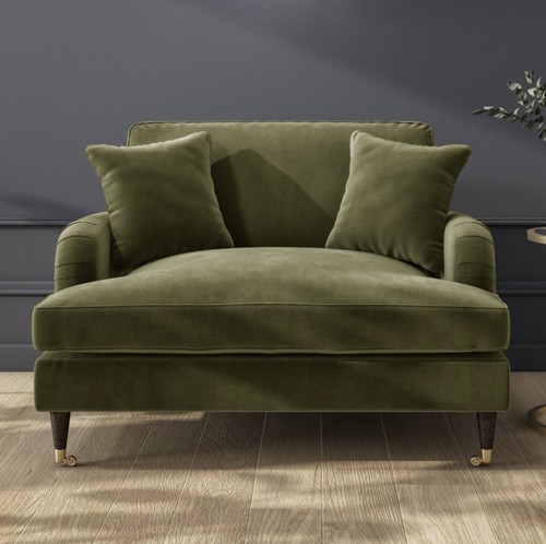 Loveseat sofa velvet - couch, 2