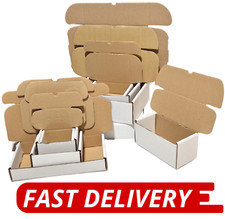 WHITE SHIPPING CARDBOARD BOXES