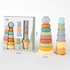 15 Pcs Stacking Cups Shape