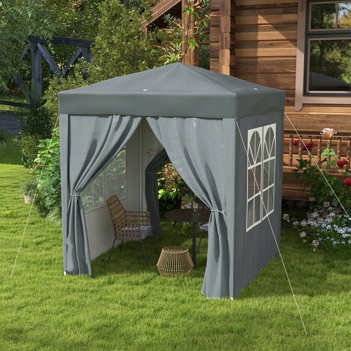 2x2m pop gazebo grey - 2x2m,