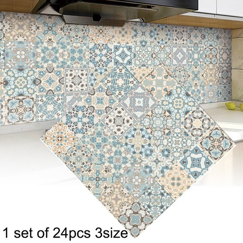 24pcs pvc moroccan - tile, wall