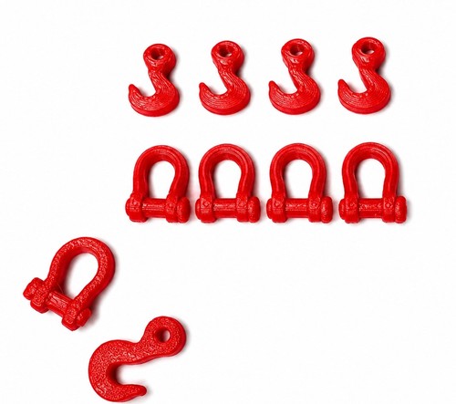 Model truck tow hooks d - model,