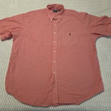 VTG Polo Ralph Lauren Blake Button Down Shirt Sz XXL Gingham Preppy 90s