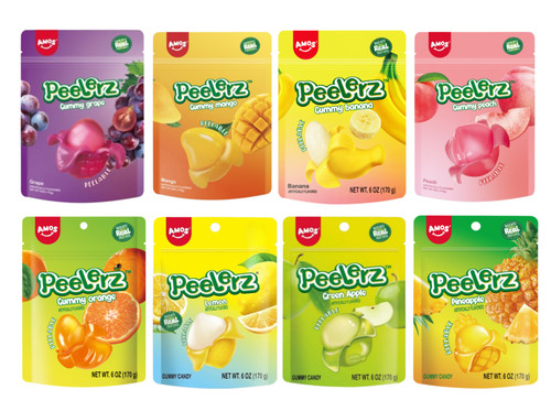 Amos peelerz gummy - candy, 6oz