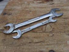 large britool whitworth spanner 7/8w x 3/4w  +  king dick 1/2w x 9/16w wrenches
