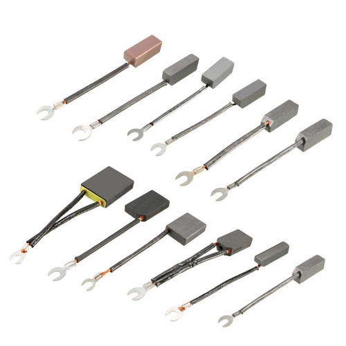 Various sizes carbon brushes - various,