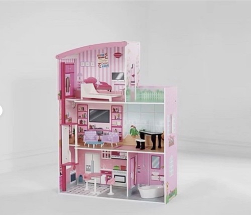 Wooden pink mansion fashion - mansion,