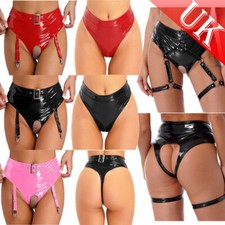 Women PVC Leather High Waisted