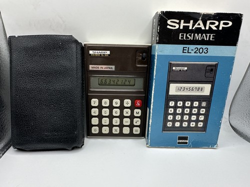 Sharp calculator elsi mate - sharp,