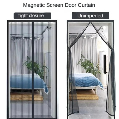 Magnetic screen door mesh - screen,