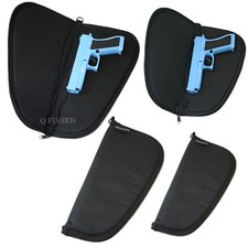 Anglo Arms Padded Soft Pistol / Gun Case With Zip , Black, 12" or 15" Hunting