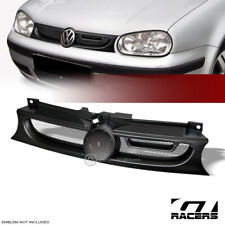 For 1999-2006 Golf Gti Mk4 Matte Blk Aluminum Mesh Front Bumper Grill Grille ABS