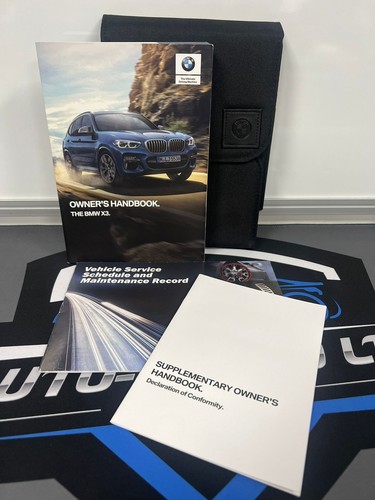 Bmw owners pack handbook - bmw, x3