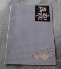 JCB 3CX full line brochure dated October 1982