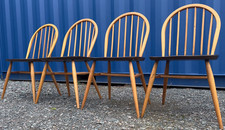 Vintage 4 Ercol Windsor Dining Chairs Mid Century Retro FREE GB DELIVERY🚚🚚🚚🚚