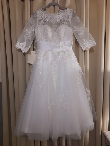 Beautiful ivory tea length - ivory, tea-length