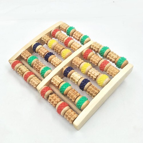 Wooden foot roller massager - wooden,