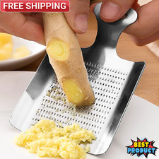 1pc Stainless Steel Ginger Garlic Grater Fine Grinder For Kitchen Vegetables