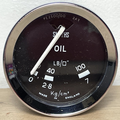 Smiths oil pressure - , gauge