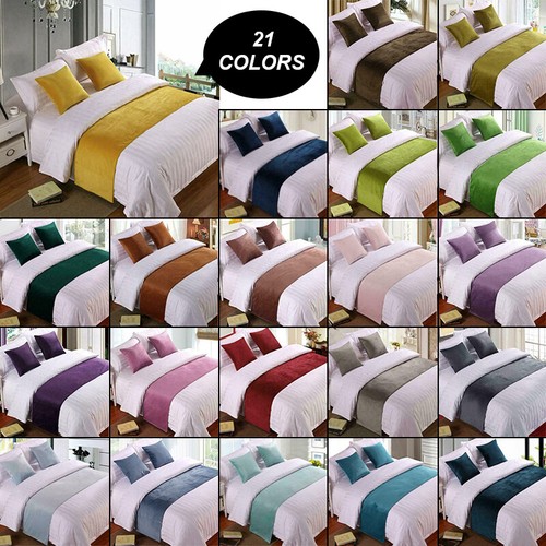 Luxury velvet bed - luxury, scarf
