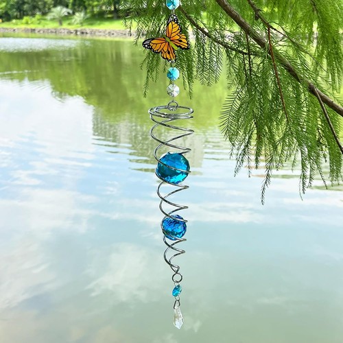 Silver butterfly crystal - silver,