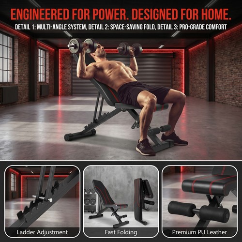 Adjustable weight bench gym - adjustable,