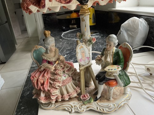 Vintage rococo porcelain - vintage,